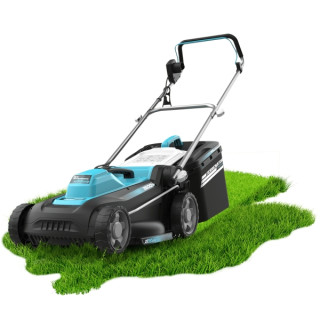 Cecotec Terrenator 360 Flex Z Cortacesped Electrico - 1500W - Capacidad 40L - Velocidad 3400rpm - Deposito de 40L - Ancho de Cor