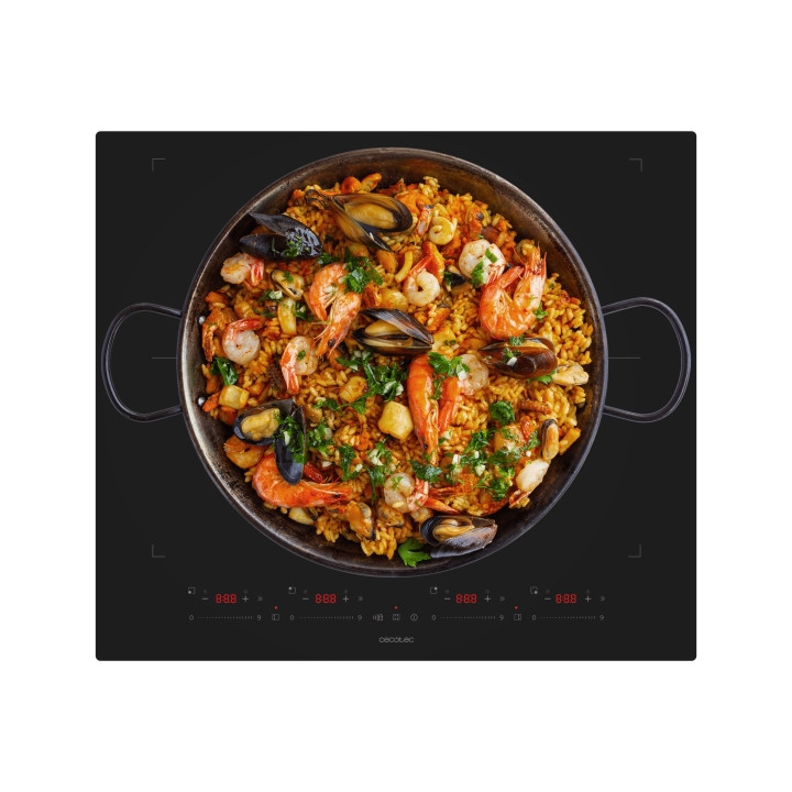 Cecotec Bolero Squad I 4700 TitanicZone Cocina de Induccion Encastrable - 7400W - 4 Zonas Flexibles - Temporizador - Seguro Infa