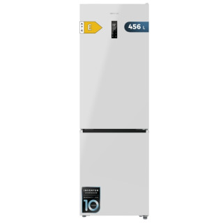 Cecotec Bolero CoolMarket Combi 456 White E Frigorifico Combi - Capacidad 456L - Compresor Inverter - Congelacion Ultrarapida -