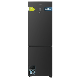 Cecotec Bolero CoolMarket Combi 456 Dark C Frigorifico Combi - Capacidad 456L - Compresor Inverter - Congelacion Ultrarapida - S