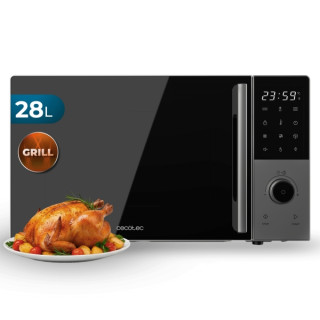 Cecotec Proclean 2800 Microondas con Grill - 900W - Capacidad 28L - Temporizador - Programas Preconfigurados - Plato de 315mm -