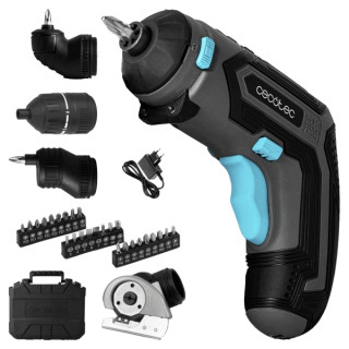 Cecotec Atornillador electrico PowerGyro 3500 Total Set Atornillador Inalambrico - Velocidad 200rpm - 4V 1.500mAh - sin Cables -