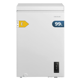 Cecotec Bolero CoolMarket Chest 99P White E Mini Congelador Horizontal Convertible - Capacidad 99L - Silencioso 38dB - Temperatu