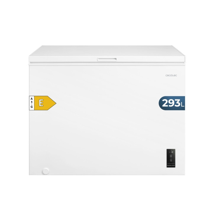 Cecotec Bolero CoolMarket Chest 293P White E Congelador Horizontal Convertible - Capacidad 293L - Temperatura Regulable - Cesta