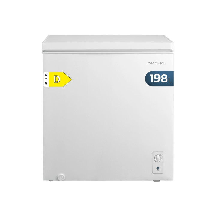 Cecotec Bolero CoolMarket Chest 198M White D Congelador Horizontal Convertible - Capacidad 198L - Temperatura Regulable - Cesta