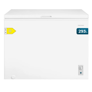 Cecotec Bolero CoolMarket Chest 293M White D Congelador Horizontal Convertible - Capacidad 293L - Cesta con Asas - Temperatura R