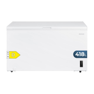 Cecotec Bolero CoolMarket Chest 418P White D Congelador Horizontal Convertible - Capacidad 418L - Temperatura Regulable - Ruedas