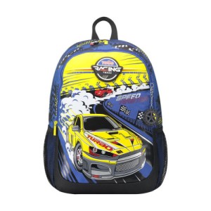 Mochila escolar grande de carreras de coches totto mj04vlc003-2310-6j7l