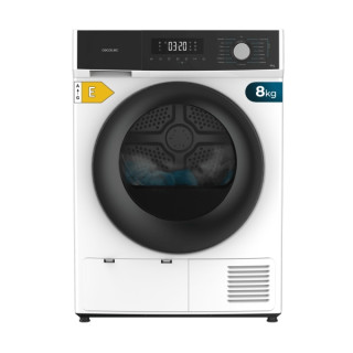 Cecotec Bolero Dresscode Dry 8330 Secadora con Bomba de Calor de 8kg - 15 Programas - Giro Bidireccional del Tambor - Inicio Pro