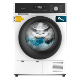 Cecotec Bolero Dresscode Dry 9330 Secadora con Bomba de Calor de 9kg - 15 Programas - Giro Bidireccional Del Tambor - Inicio Pro