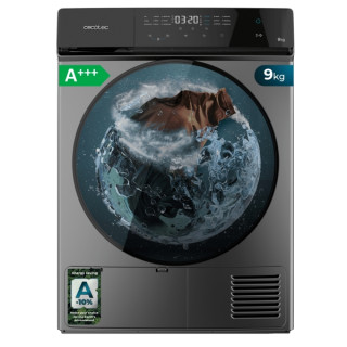 Cecotec Bolero DressCode Dry 9400 Inverter Steel Secadora con Bomba de Calor de 9kg - 15 Programas - Tambor de Acero Inoxidable