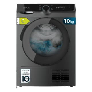 Cecotec Bolero DressCode Dry 10505 Inverter Steel Secadora con Bomba de Calor de 10kg - 14 Programas - Luz Ultravioleta - Seguro