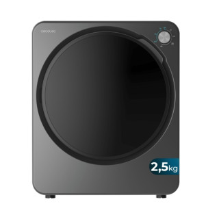 Cecotec Bolero DressCode Dry 3150V Dark Mini Secadora de Evacuacion 2.5kg - 950W - 6 Programas - Color Gris