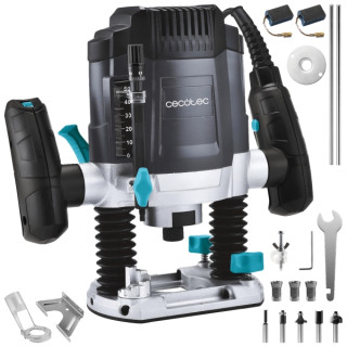 Cecotec MultiShape 900 Inmersion Fresadora - 1200W - Velocidad 30000rpm - Cabezales Incluidos - Incluye Accesorios - Profundidad