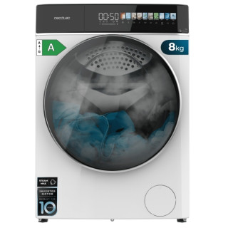 Cecotec Bolero Wash and Dry 85900 Inverter Lavadora Secadora - Capacidad 5kg - Velocidad 1400rpm - Pantalla 10.3" - Puerta XXL -