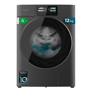 Cecotec Bolero Wash and Dry 106950 Autodose Inverter 3D Steel Lavadora Secadora con Autodosis - Capacidad 6kg - Velocidad 1400rp