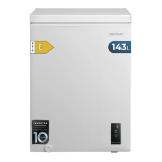 Cecotec Bolero CoolMarket Chest 143P White E Congelador Horizontal Convertible - Capacidad 143L - Silencioso 37dB - Temperatura