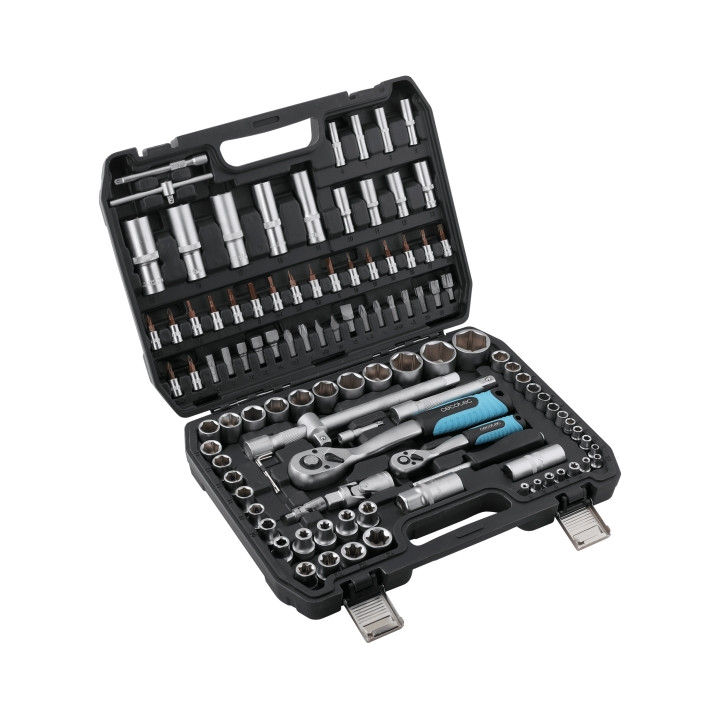 Cecotec ToolBox KRK 4200 Juego de Herramientas - 108 Piezas - Incluye Accesorios - Color Negro