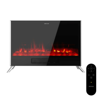 Cecotec ReadyWarm 7500 3in1 Total Flames Chimenea Electrica - 2000W - Temperatura Regulable - Temporizador - Apagado Automatico