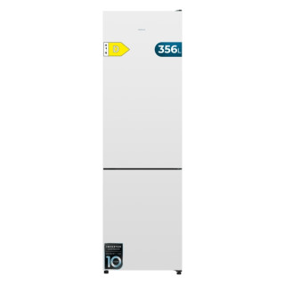Cecotec Bolero CoolMarket Combi 356i White D Frigorifico Combi - Luz LED - Modo Vacaciones - Total Nofrost - Frio Envolvente - C