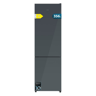 Cecotec Bolero CoolMarket Combi 356i Grey Glass D Frigorifico Combi - 356L - LED - Modo Vacaciones - Total Nofrost - Frio Envolv