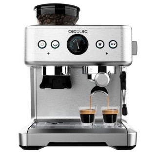 Cecotec Power Espresso 20 Barista Maestro Cafetera Expresso - 2250W - Capacidad 250g - Presion 20Bar - Molinillo Integrado - Man