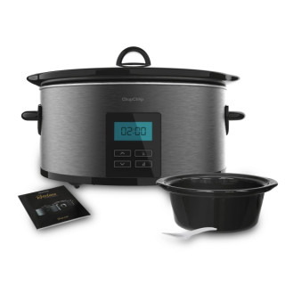 Cecotec Chupchup Matic Spatula Olla de Coccion Lenta - 240W - Capacidad 5.5L - Pantalla Digital - Temperatura Regulable - Tempor