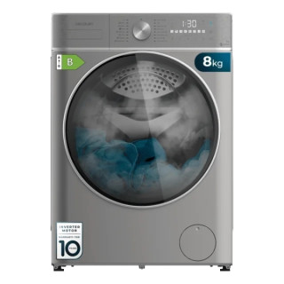 Cecotec Bolero Wash and Dry 8590 Inverter Steel Max Lavadora Secadora - Capacidad 8kg - Velocidad 1400rpm - Motor Inverter - 16