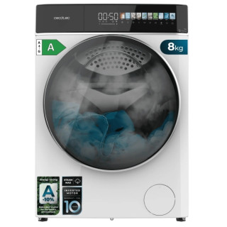 Cecotec Bolero DressCode 8900 Inverter FullColor Max Lavadora de Carga Frontal - Capacidad 8kg - Velocidad 1400rpm - Pantalla 1.