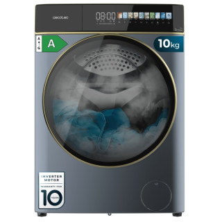 Cecotec Bolero DressCode 10900 Inverter FullColor Ice Blue A Lavadora de Carga Frontal - Capacidad 10kg - Velocidad 1400rpm - Pa