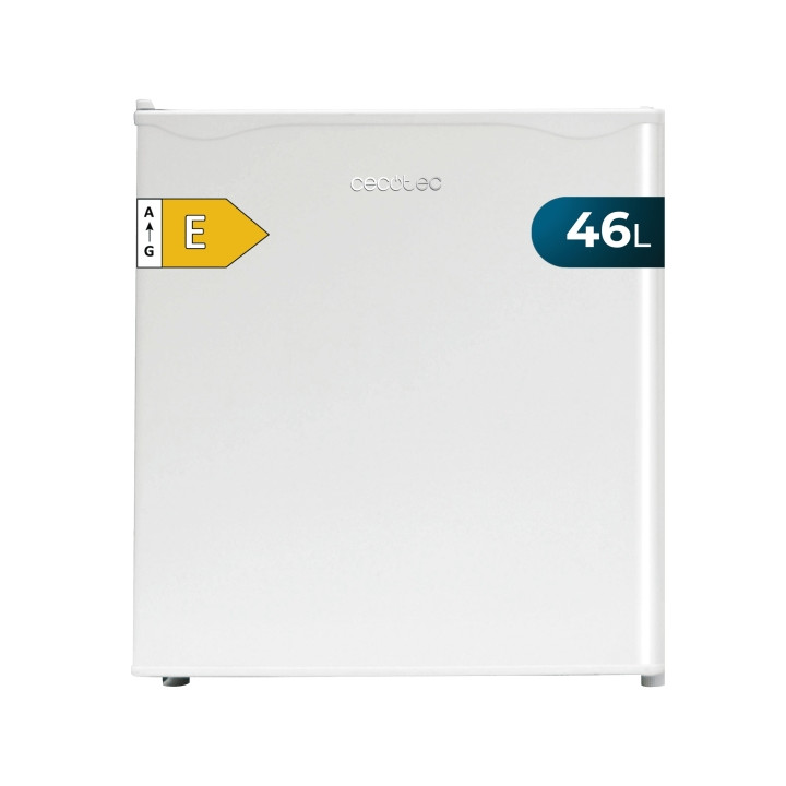 Cecotec GrandCooler 20000 SilentCompress White E Mini Frigorifico - Capacidad 46L - Compartimento Congelador - 48x45x48.7cm - Co
