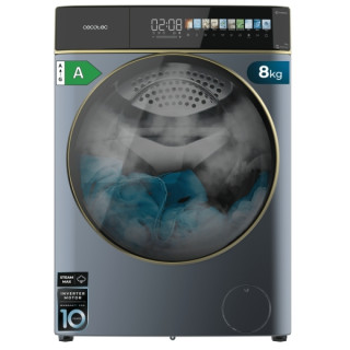Cecotec Bolero DressCode 8900 Autodose Inverter FullColor Ice Blue A Lavadora de Carga Frontal con Autodosis - Capacidad 8kg - V