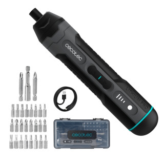 Cecotec EasyGyro 3000 Pocket Atornillador Inalambrico - Bateria 1500mAh - Luz LED - Incluye Accesorios - Varios Niveles - Color