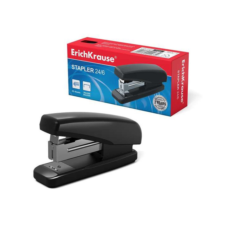Erichkrause Classic Minigrapadora - Grapa hasta 25 Hojas - Para Grapas 24/6