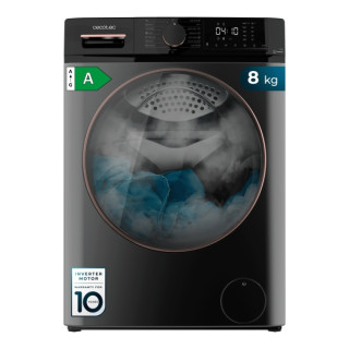 Cecotec Bolero DressCode 8610 Inverter Steel A Lavadora de Carga Frontal - Capacidad 8kg - Velocidad 1400rpm - Motor Inverter -
