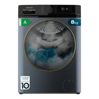 Cecotec Bolero DressCode 8610 Inverter Titanium A Lavadora de Carga Frontal - Capacidad 8kg - Velocidad 1400rpm - Motor Inverter