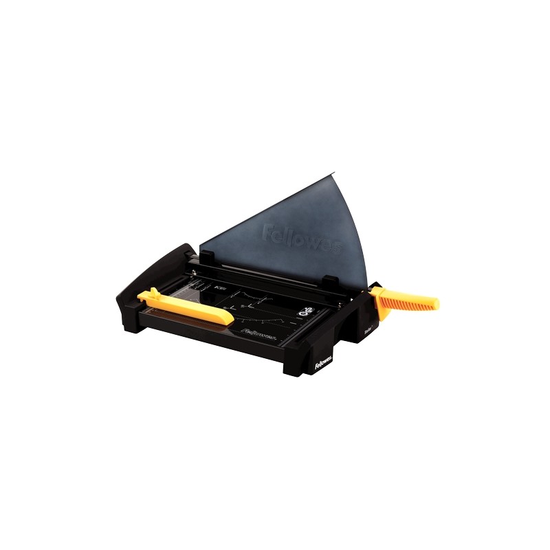 Fellowes Cortadora de Papel con Cuchilla en Acero Inoxidable - Capacidad de Corte 20 Hojas - Guias de Corte con Formatos Din - Fellowes Cortadora de Papel con Cuchilla en Acero Inoxidable - Capacidad de Corte 20 Hojas - Guias de Corte con Formatos Din -