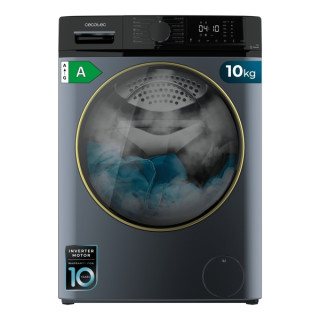 Cecotec Bolero DressCode 10610 Inverter Titanium A Lavadora de Carga Frontal - Capacidad 10kg - Velocidad 1400rpm - Seguro Infan