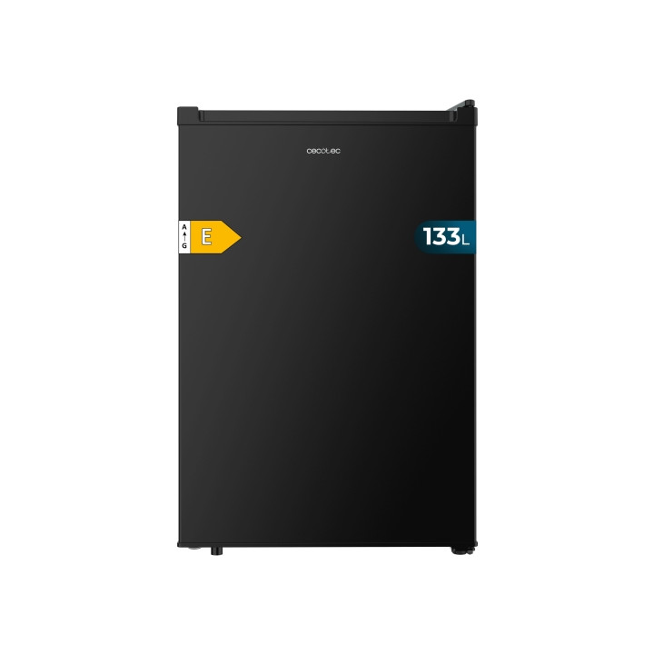 Cecotec Bolero CoolMarket TT 133 L Black Mini Frigorifico - Capacidad 133L - Luz LED - Temperatura Regulable - 55.1x57.5x83.5cm