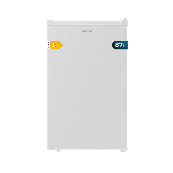Cecotec Congelador Bolero CoolMarket TF 87 White Mini Congelador Vertical - Capacidad 87L - Temperatura Regulable - Puerta Rever