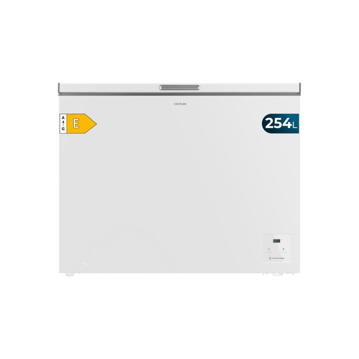 Cecotec Bolero CoolMarket Chest 254 White E Congelador Horizontal Convertible - Capacidad 254L - Temperatura Regulable - Seguro
