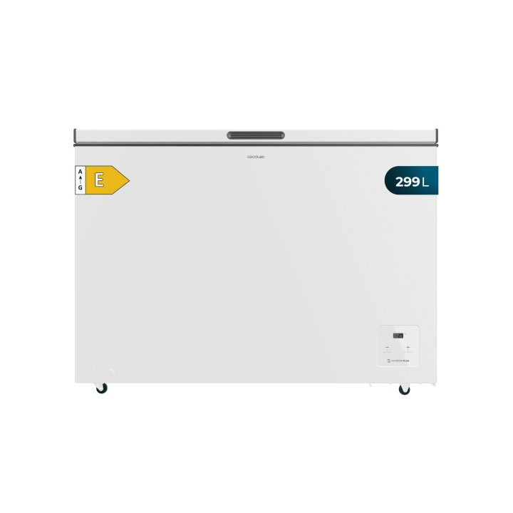 Cecotec Bolero CoolMarket Chest 299 white E Congelador Horizontal Convertible - Capacidad 299L - Temperatura Regulable - Seguro