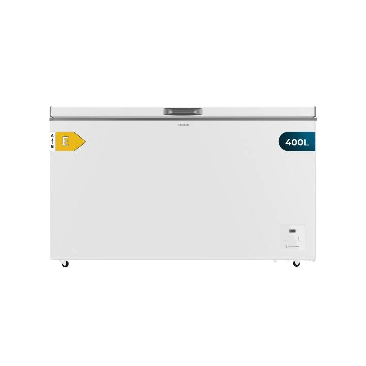 Cecotec Bolero CoolMarket Chest 400 white E Congelador Horizontal Convertible - Capacidad 400L - Temperatura Regulable - Seguro