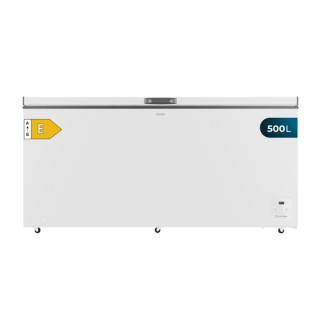 Cecotec Bolero CoolMarket Chest 500 white E Congelador Horizontal Convertible - Capacidad 500L - Temperatura Regulable - Seguro