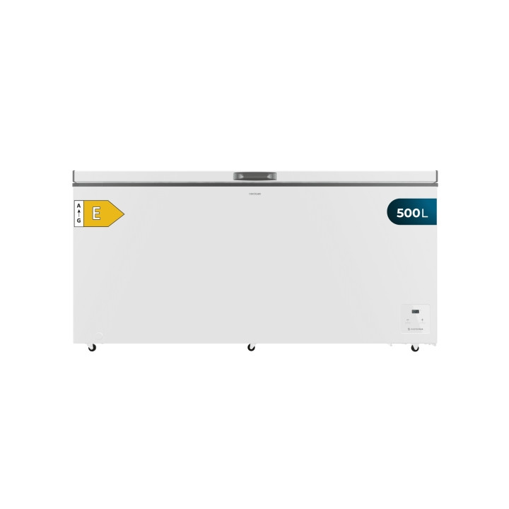 Cecotec Bolero CoolMarket Chest 500 white E Congelador Horizontal Convertible - Capacidad 500L - Temperatura Regulable - Seguro