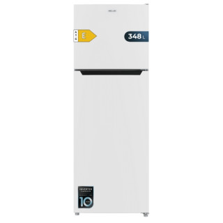 Cecotec Bolero CoolMarket 2D 348 NF White E Frigorifico Dos Puertas - Capacidad 348L - Luz LED - Compresor Inverter - Silencioso