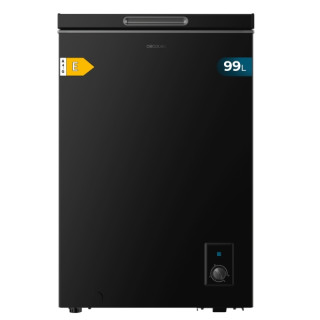 Cecotec Bolero CoolMarket Chest 99 Black E Mini Congelador Horizontal Convertible - Capacidad 99L - Temperatura Regulable - Segu