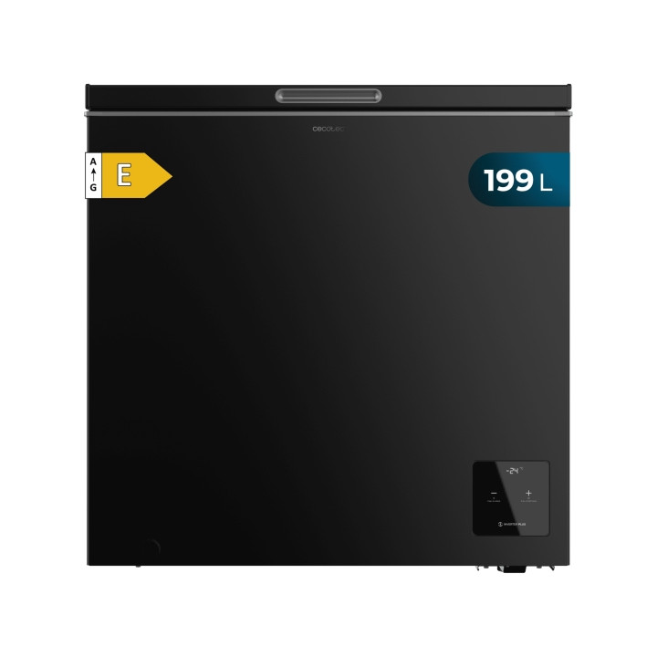 Cecotec Bolero CoolMarket Chest 199 Black E Congelador Horizontal Convertible - Capacidad 199L - Temperatura Regulable - Seguro