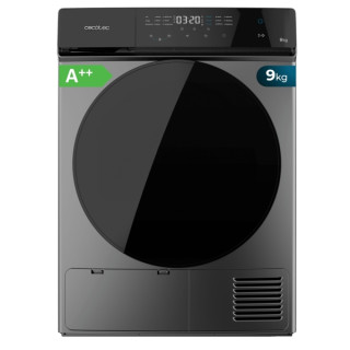 Cecotec Bolero DressCode Dry 9400 Steel A++ Secadora con Bomba de Calor de 9kg - 15 Programas - Tambor de Acero Inoxidable - Ini