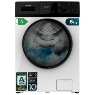 Cecotec Bolero Dresscode 8410 Inverter A Lavadora de Carga Frontal - 8kg - Centrifugado 1400rpm - Temperatura Regulable - Seguro